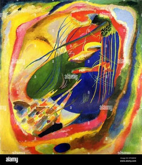 Vassily Kandinsky 1914 La Pintura Con Tres Manchas Fotografía De