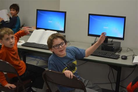 Students Excited About New Computer Lab At Columbus School