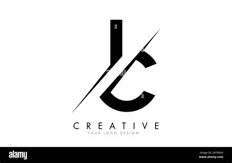 Ic I C Letter Logo Design With A Creative Cut Creative Logo Design