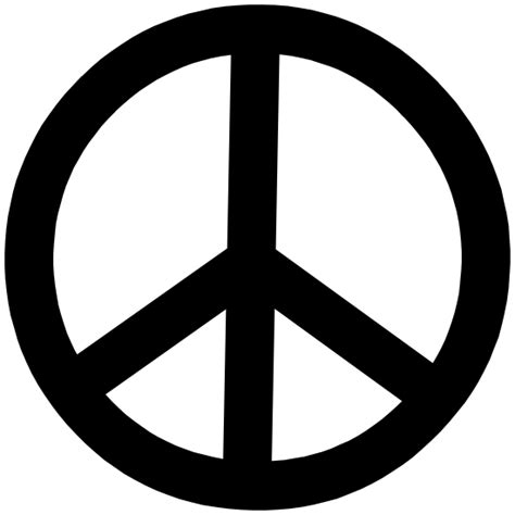Simple Peace Sign Sticker