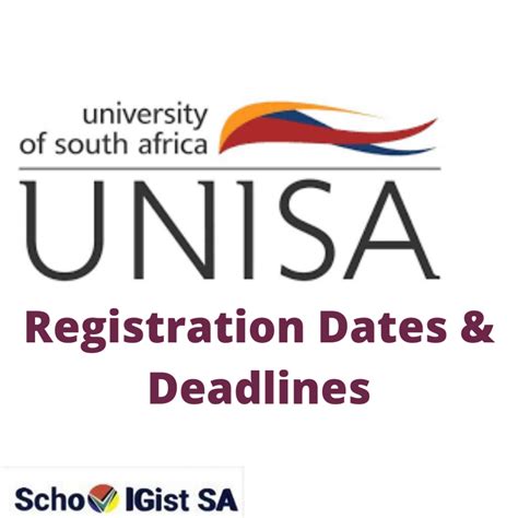 Unisa Registration Dates 2022 Schoolgistsa