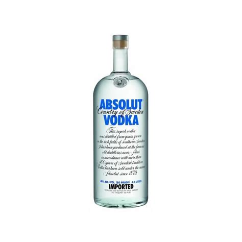 Absolut Vodka 1 Litre Hydra Distribución