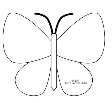 Butterfly Template Printable Clipart Best 8 Best Images Of Printable
