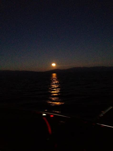 Full Moon Over Lake Tahoe Lake Tahoe Tahoe Lake