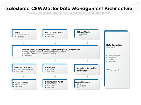 Salesforce Crm Master Data Management Architecture Presentation