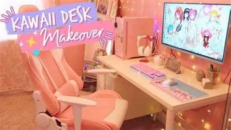 The 💖cutest💖 Kawaii Desk Makeover With Product Links Youtube