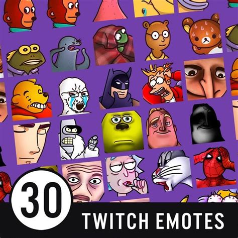 30 Dank Memes Twitch Emotes Ultimate Pack 21 Emotes Für Etsy Schweiz