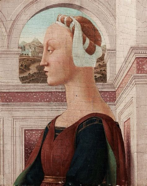 15th C Piero Della Francesca Portrait Of A Woman