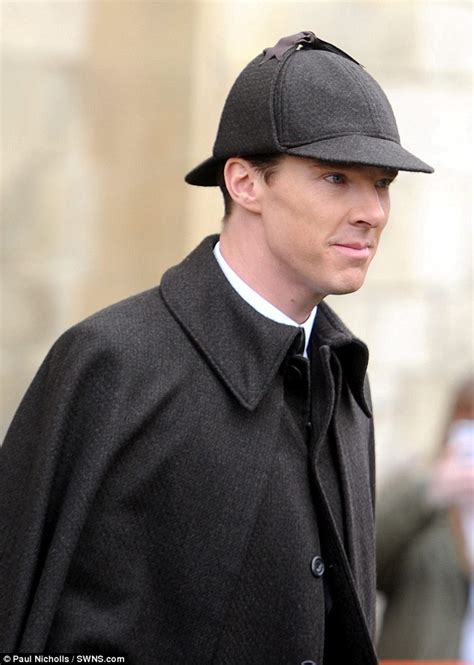 benedict cumberbatch films sherlock with martin freeman in gloucestershire daily mail online