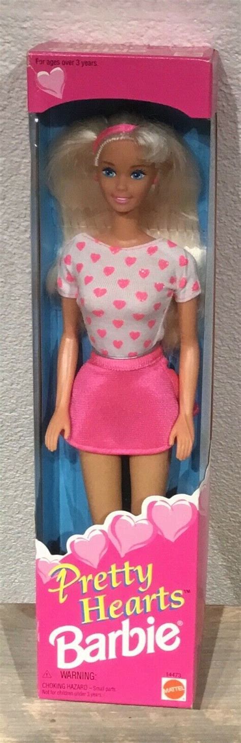 1995 Pretty Hearts Barbie Doll Nrfb Valentine Fashion Avenue Ebay In 2020 Modestil Barbie