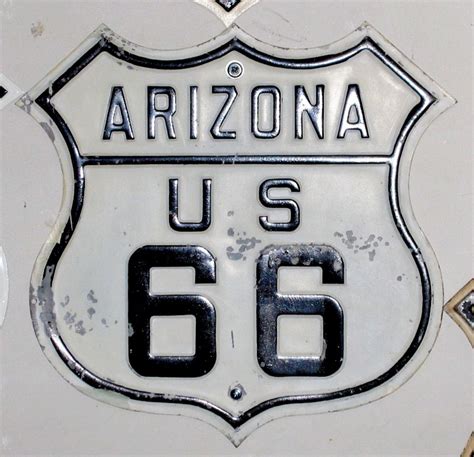 Arizona U S Highway 66 Aaroads Shield Gallery
