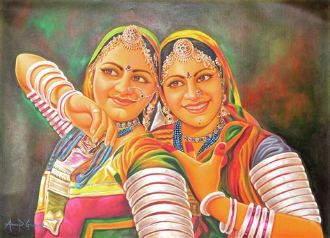 Rajasthani Culture 7 Painting By Vishal Gurjar Pixels