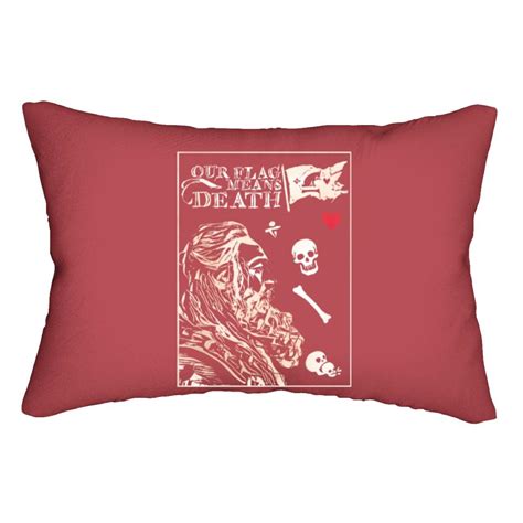 our flag means death ofmd stede bonnet blackbeard pirate lumbar pillows sold by vidalaguilar