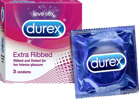 Buy Durex Condoms Extra Ribbed 3 Pieces Online And Get Upto 60 Off At