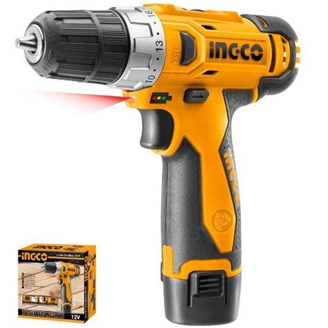 Ingco Cordless Drill 12v 2battery And Charger Beez Mercherdise