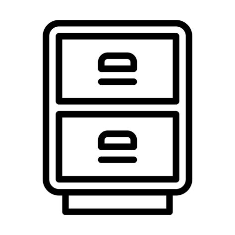 Cabinet Line Icon 25674982 Vector Art At Vecteezy