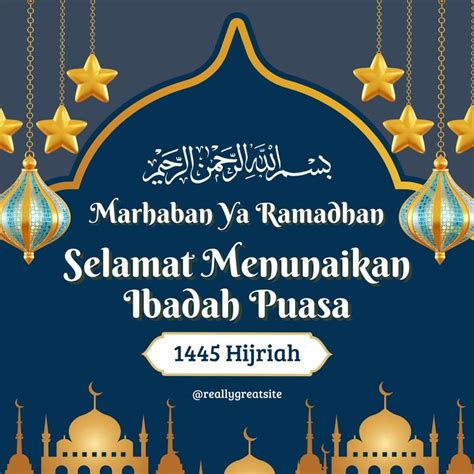 Gratis Desain Contoh Ucapan Ramadhan Canva