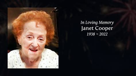 Janet Cooper Tribute Video