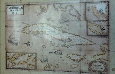 Assassins Creed Iv Black Flag Map Revealed Vgu