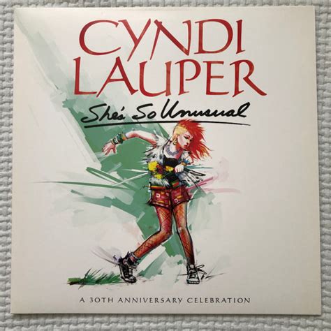 cyndi lauper she s so unusual a 30th anniversary celebration 2014 clear splatter vinyl