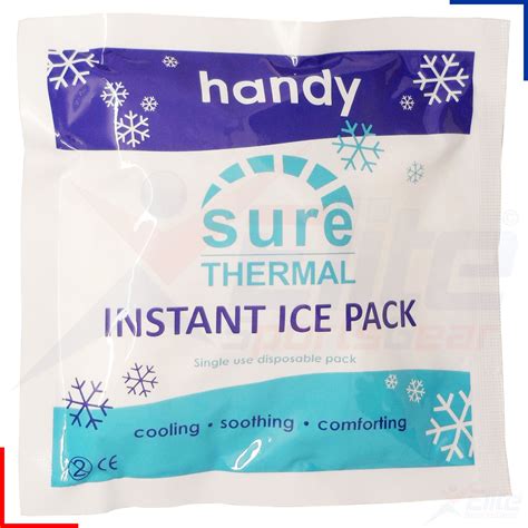 Sure Thermal Compact Instant Ice Packs Small Sports Injury Pain Relief