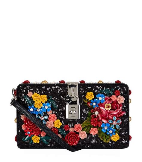 Dolce And Gabbana Embellished Shoulder Box Clutch Modesens Dolce And