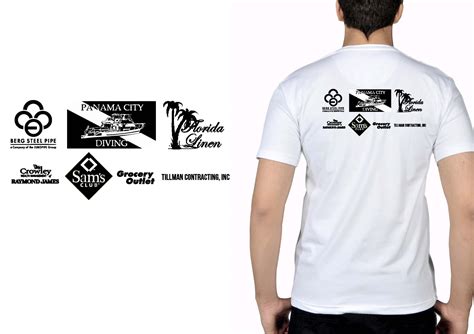Sponsors Back Design For Tshirt One Color Black Urartstudio