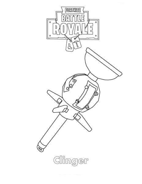 clinger fortnite coloring play  coloring game