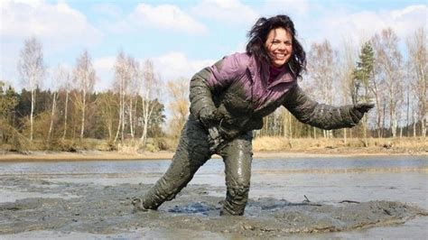 Pin On Fetish Mud In Down Jacket