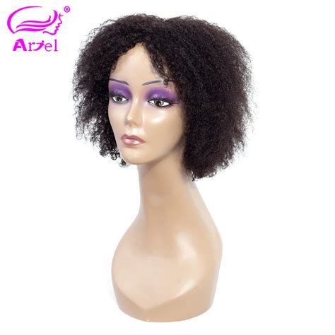 Buy Ariel Indian Kinky Curly Wigs 1b Human Hair Wigs
