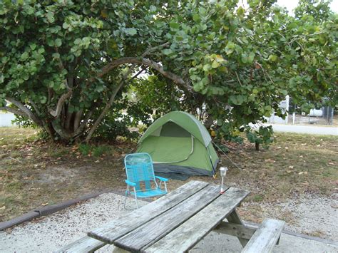 Tent Campsite At Sebastian Inlet State Park November 1 2018 Florida