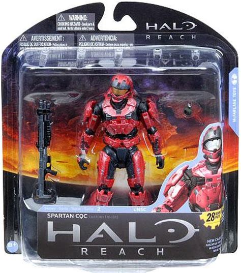 Mcfarlane Toys Halo Reach Series 2 Spartan Cqc Action Figure Red Toywiz