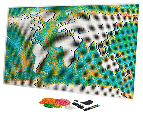 Lego Set 31203 1 World Map 2021 Lego Art Rebrickable Build With Lego