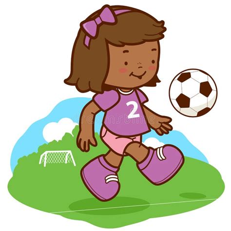 Soccer Girl Kicking Stock Illustrations 868 Soccer Girl Kicking Stock