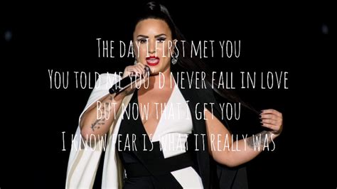 Give Your Heart A Break Lyrics Demi Lovato Youtube
