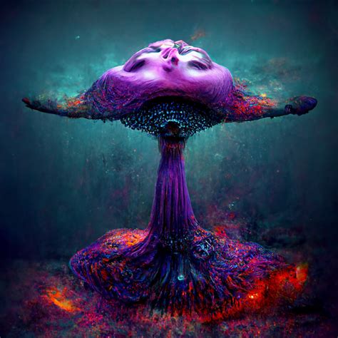 Artstation Psychedelic Mushroom 01