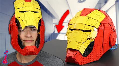 Lego Iron Man Helmet That Opens No Electronics Brickhubs