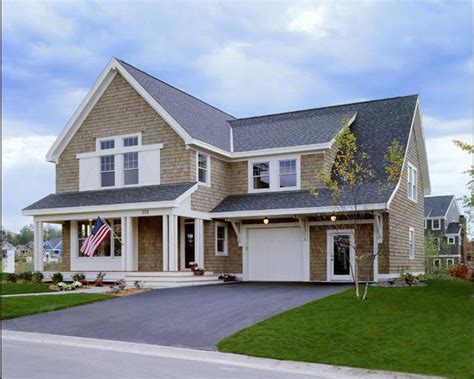 Exterior - Shingle Style Farmhouse - Traditional ... Dream traditional style house plans & designs for 2021.