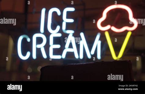 Neon Ice Cream Cone Sign Stock Videos And Footage Hd And 4k Video Clips Alamy