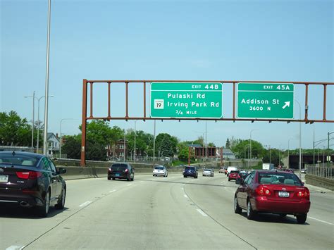 Illinois Interstate 94 Westbound Cross Country Roads