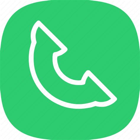 Android Call Flat Color Ios Iphone Phone Simple Icon Smartphone Icon
