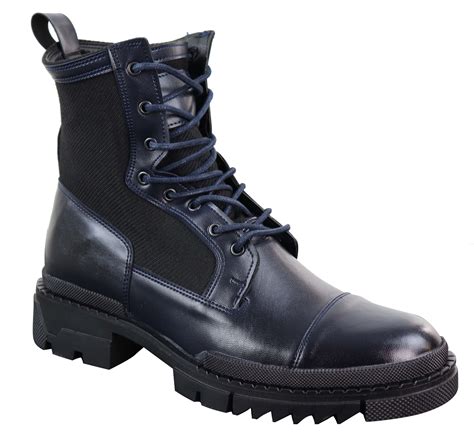 Votre look va pouvoir swinguer ! Boots homme style punk rock plateforme bottines lacets ...