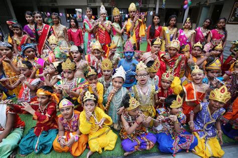 In Pictures Shri Krishna Janmashtami Celebrations Across Gujarat