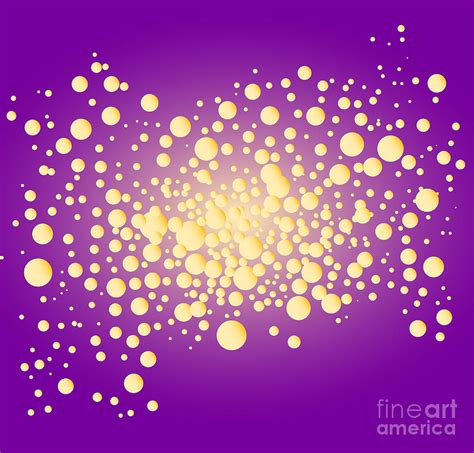 Purple Bubble Background Digital Art By Bigalbaloo Stock