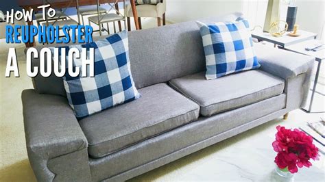 82″ width x 34″ height x 34″ depth x 21″ seat height. DIY | How To Reupholster A Mid-Century Modern Couch ...