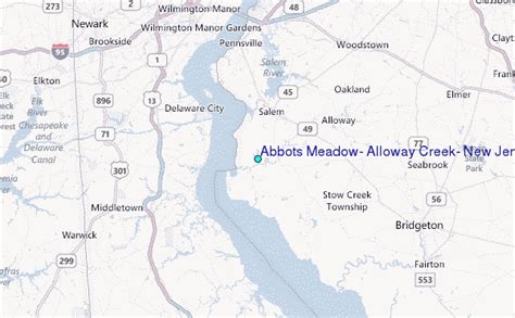 Abbots Meadow Alloway Creek New Jersey Tide Station