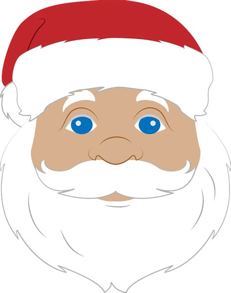 Santa Claus Face Cartoon Images
