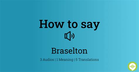English pronunciation for korean speakers, part two. How to pronounce Braselton | HowToPronounce.com