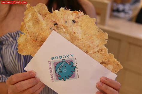 Ken Hunts Food Tako Senbei Japanese Seafood Crackers Gurney Plaza