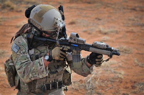 An Air Commando From Air Force Special Operations Command Afsoc